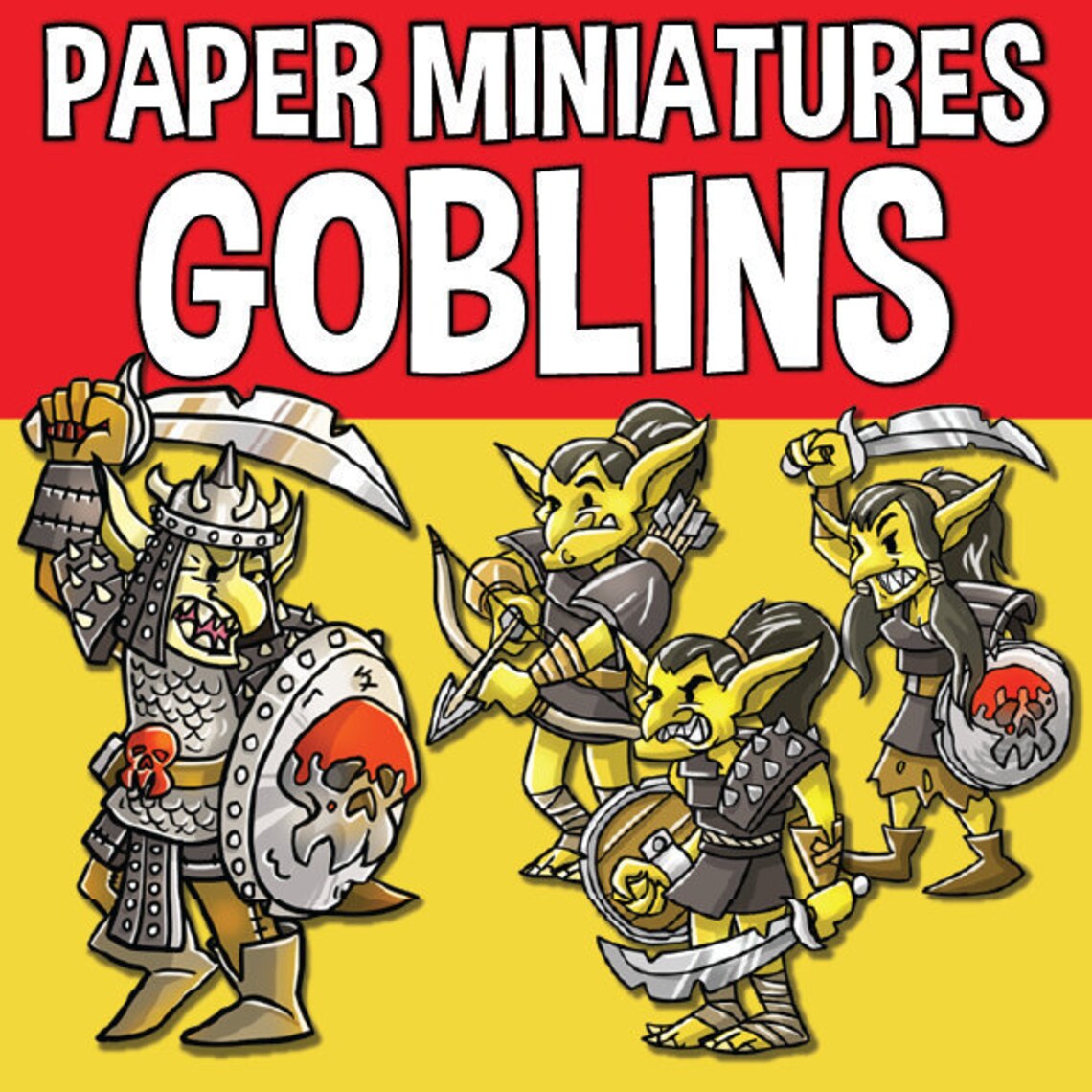Paper Miniatures Goblins | Etsy
