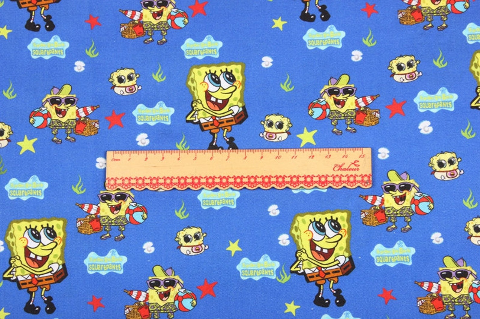 SpongeBob SquarePants Fabric Cute cartoon SpongeBob Patrick | Etsy