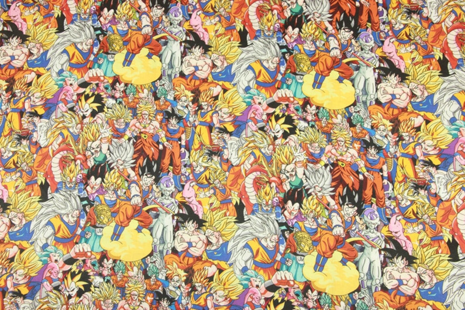 Dragon Ball Fabric Cute cartoon Anime manga fabric Sun Wukong Etsy