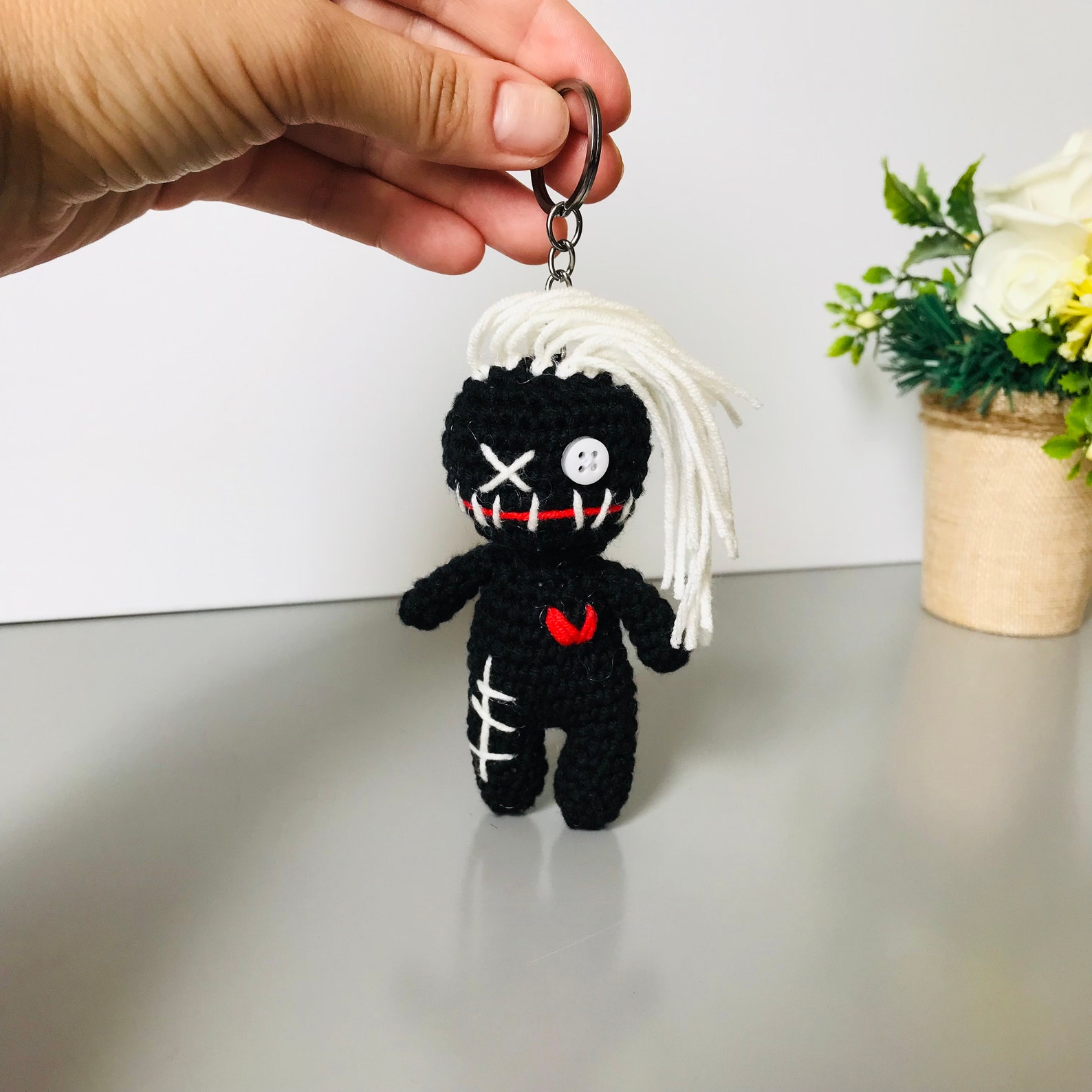 Voodoo dool keychain Personalized crochet voodoo doll Bag or Etsy