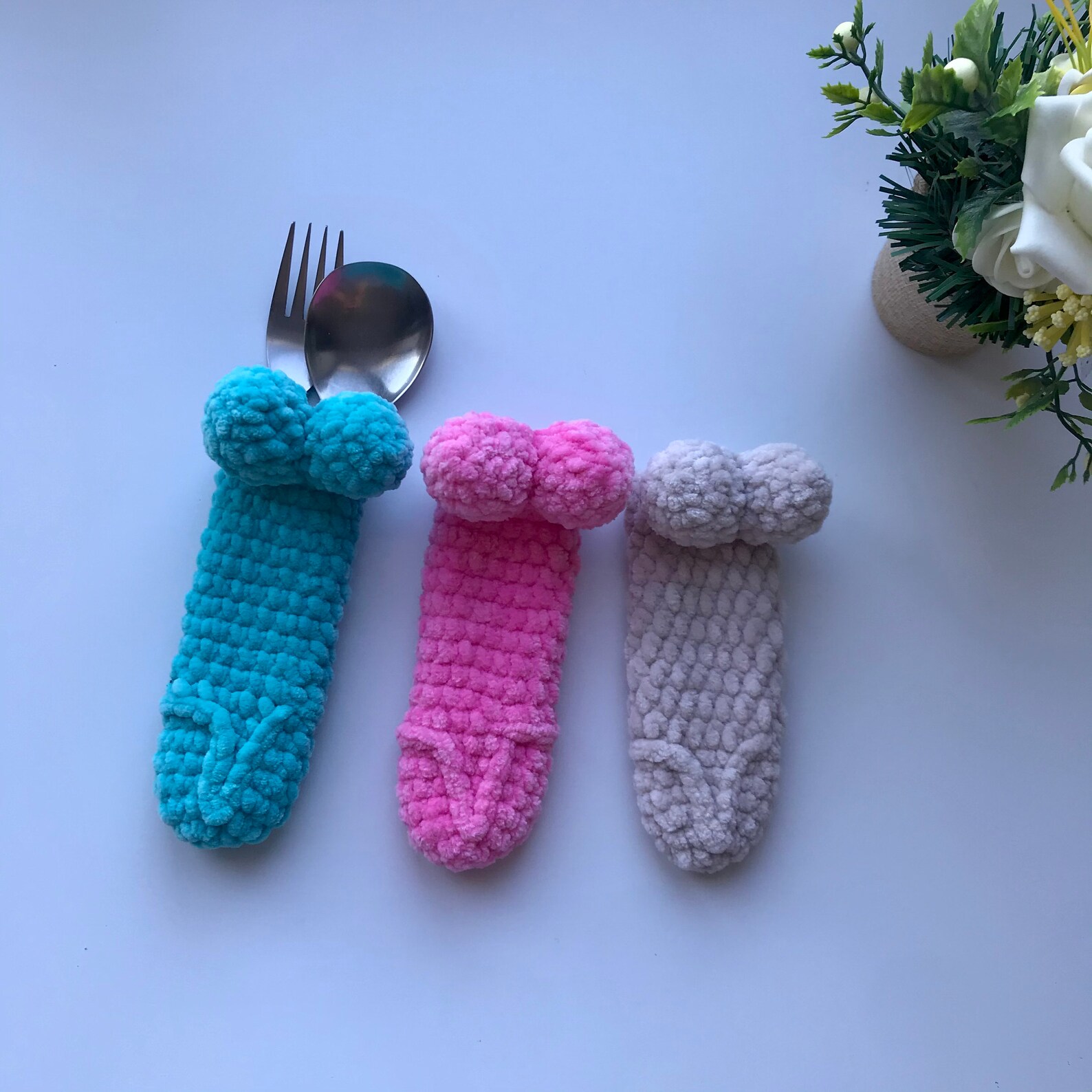 Pattern Crochet Penis pot or pan handle cover PDF file and Etsy