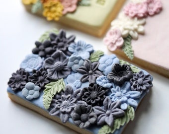 Floral Cookies | Flower Custom Cookies | Bridal Wedding | Birthday