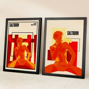 Saltburn Movie Posters Prints | Jacob Elordi Poster | Modern Minimalist Film Poster | Original Art Print | Room Wall Decor | Gifts For Her