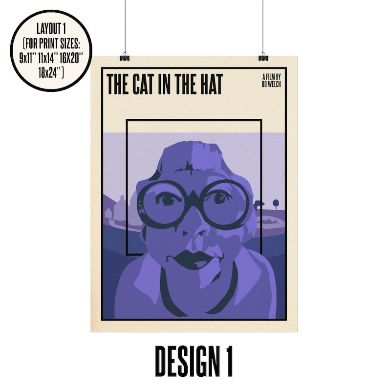 The Cat In The Hat Movie Poster Print Mrs Kwan Poster Minimalist the-cat-in-the-hat-movie-poster-print-mrs-kwan-poster-minimalist