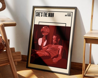 She's The Man Movie Poster Print 1 | Channing Tatum | Minimalist Film Wall Art