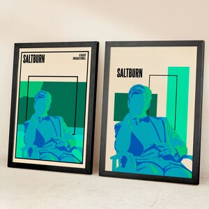 Saltburn Movie Posters Print | Barry Keoghan Poster | Modern Minimalist Film Poster | Original Art Print | Room Wall Decor |