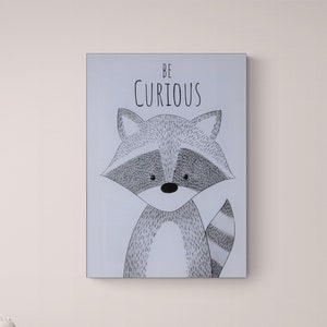 Nursery canvas print, Nursery wall Decor, kids room canvas, , safari animal prints
