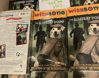 WISHBONE - slobbery HOUND VHS Tape New & Sealed 1995-Dog Movie Children