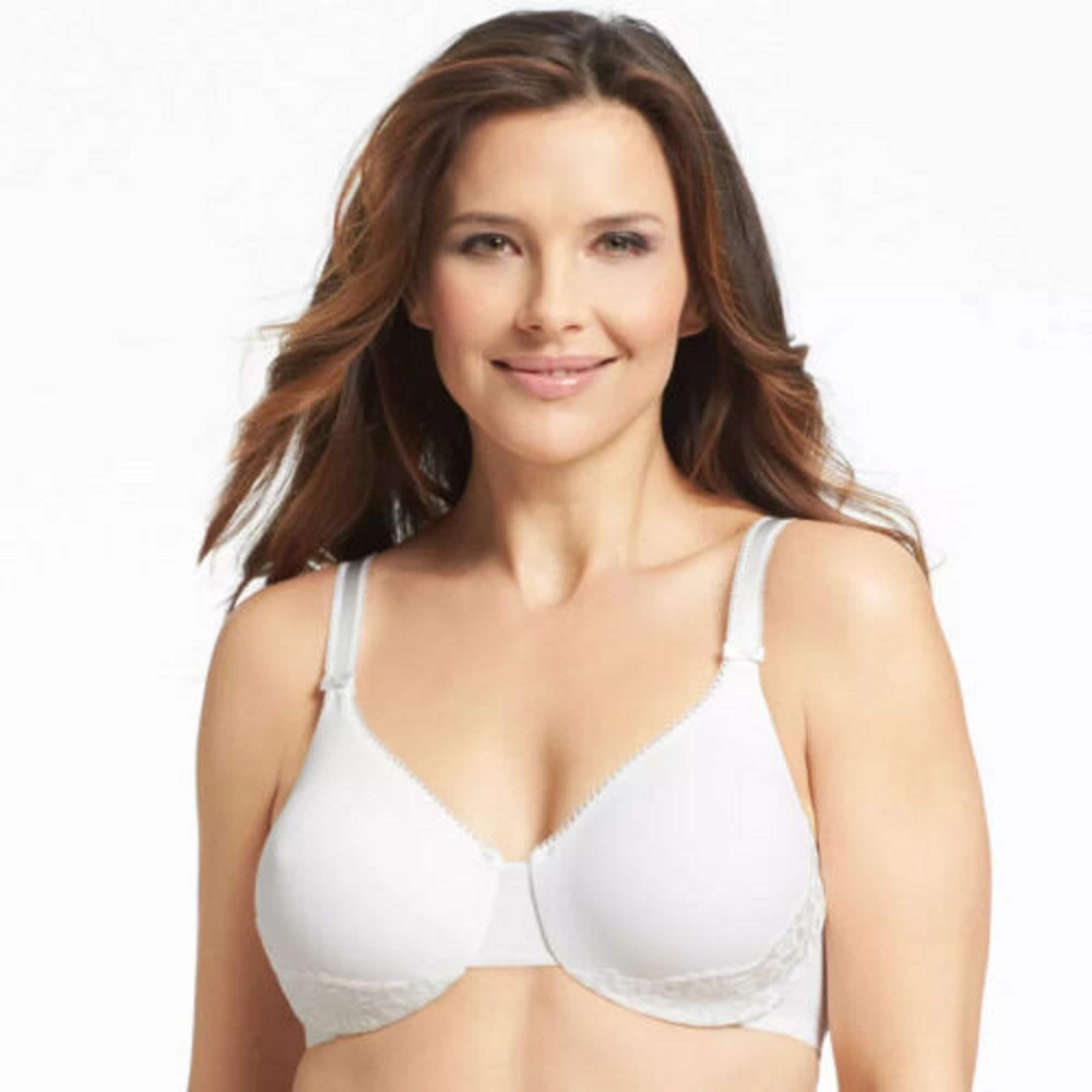 Olga Bras 35063 White 40C,40DD,42D White Luxury Lift Full-figure