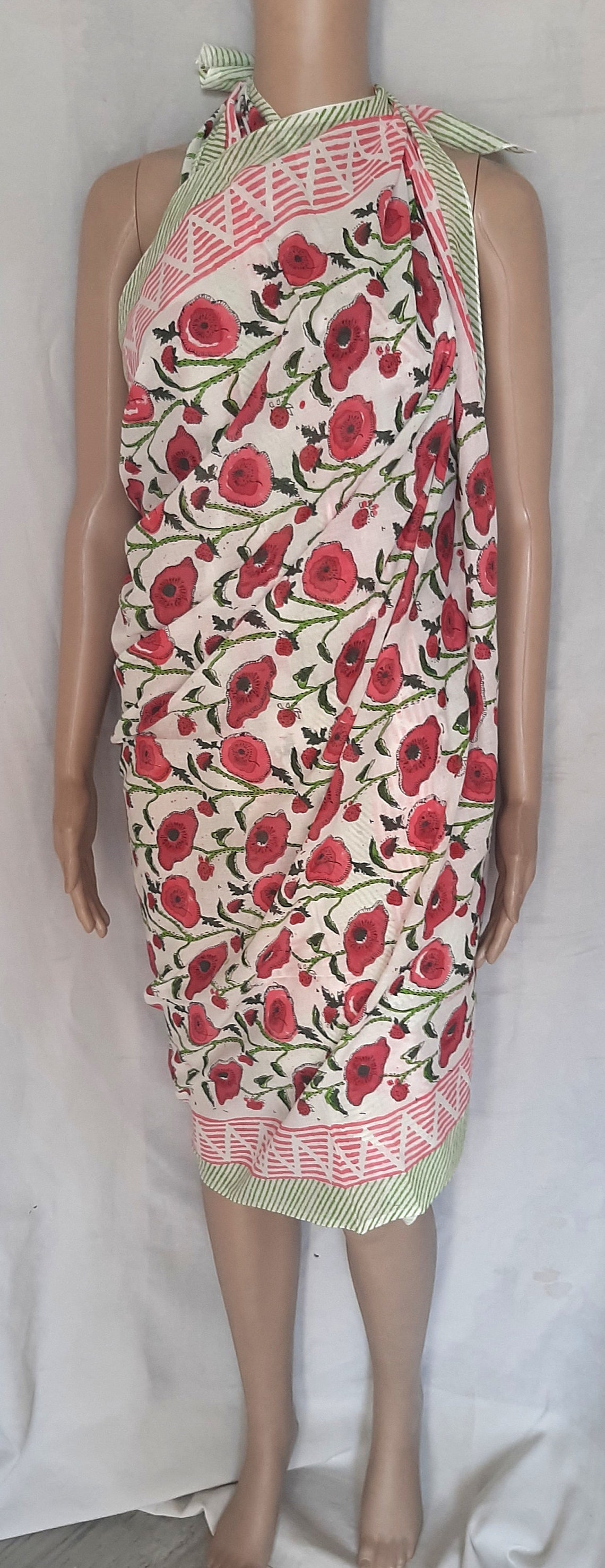 Indian Cotton Sarong For Women Vintage Sarong Beach Wrap Batik  Etsy