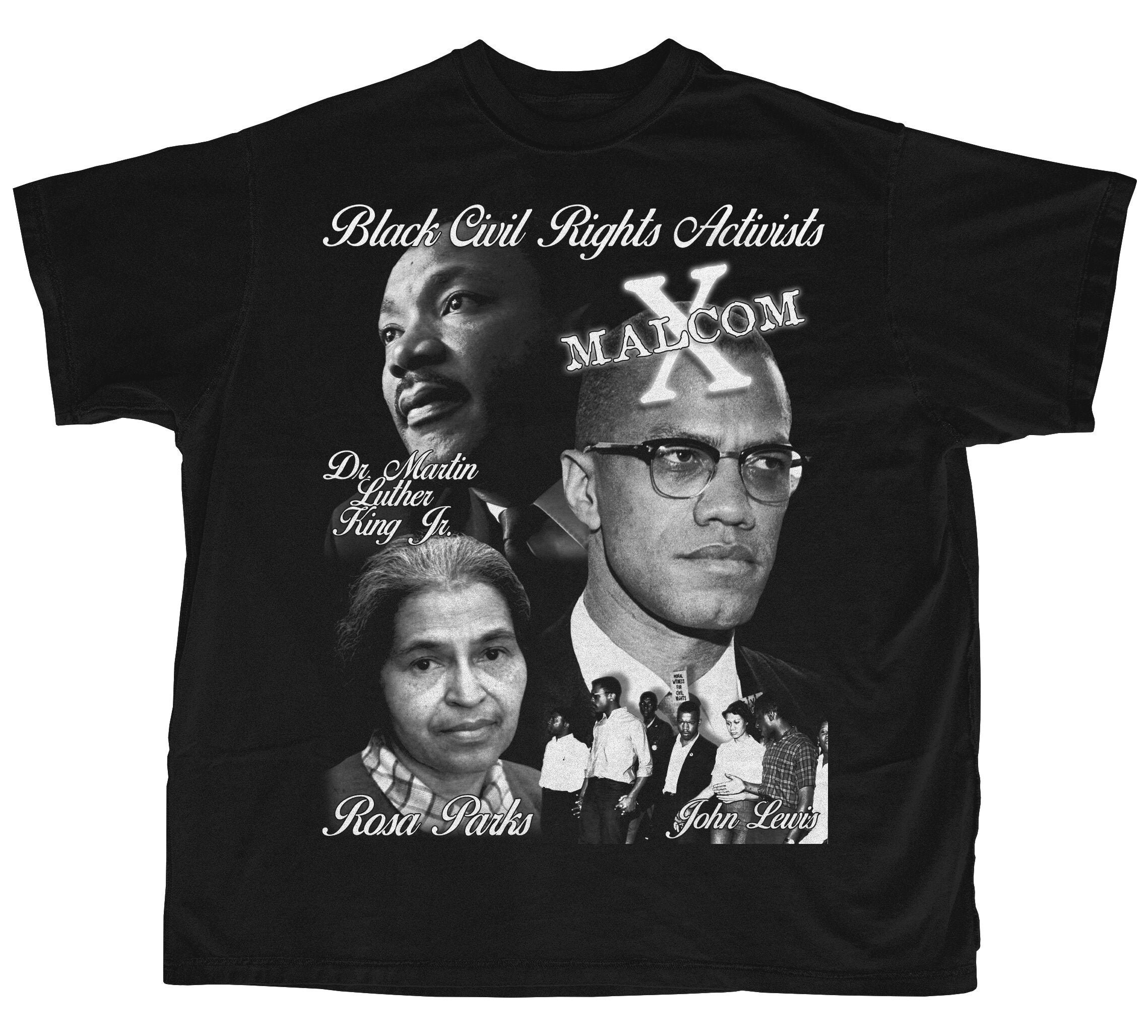 Black Civil Rights Leaders Shirt MLK 