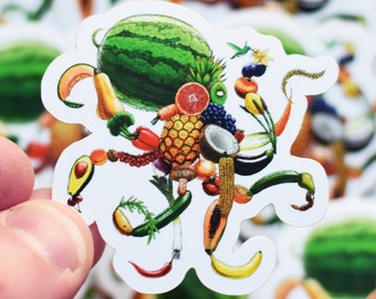 Pulpi Frutti - Stickers individually or in packs 6x5.8cm (2.4x2.3")