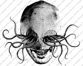 Stupeflip parody octopus version, high-resolution digital file for unlimited printing