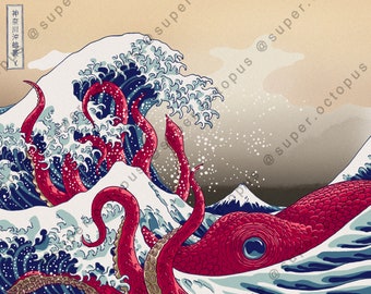 Hoktopusai - High resolution digital file for printing (5000x4095px)