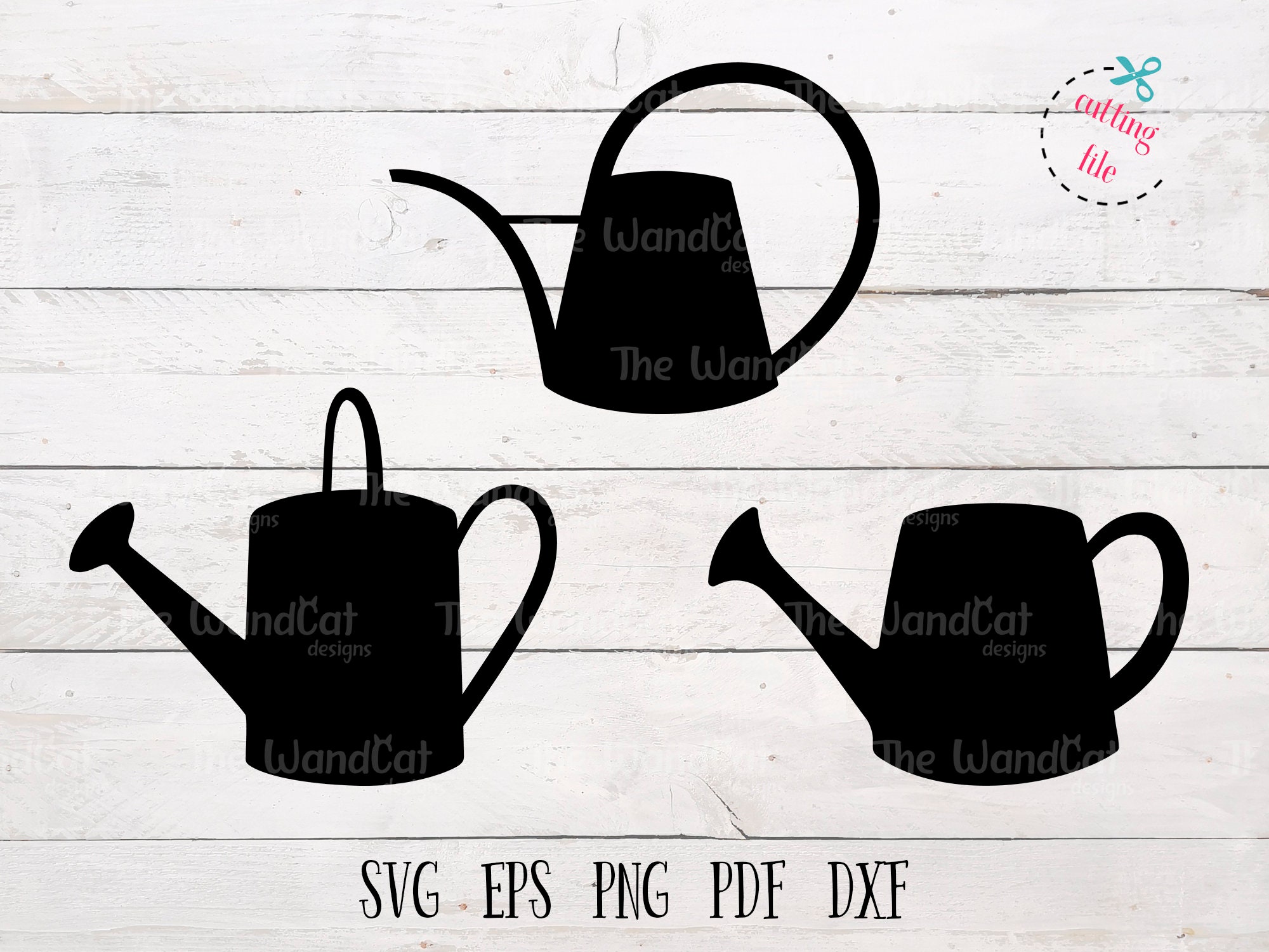 Watering Can Svg Watering Can Cut File Watering Pot Svg Etsy Canada