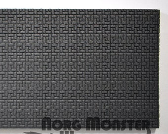 Foglio di schiuma XPS, pavimentazione in mattoni a legame spagnolo in rilievo, modellismo, scale 1/12, 1/24