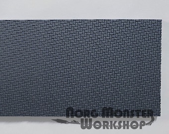 XPS Foam Sheet Paneling, Embossed Herringbone Brick Paving Model Making, Dollhouses, Terrain Building, Dioramas, 1/12 - 1/24 Scale