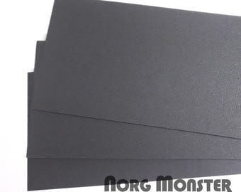 3 große dunkelgraue Moosplatten für Modellbau, Dioramen, Puppenhäuser (6 mm, 10 mm)