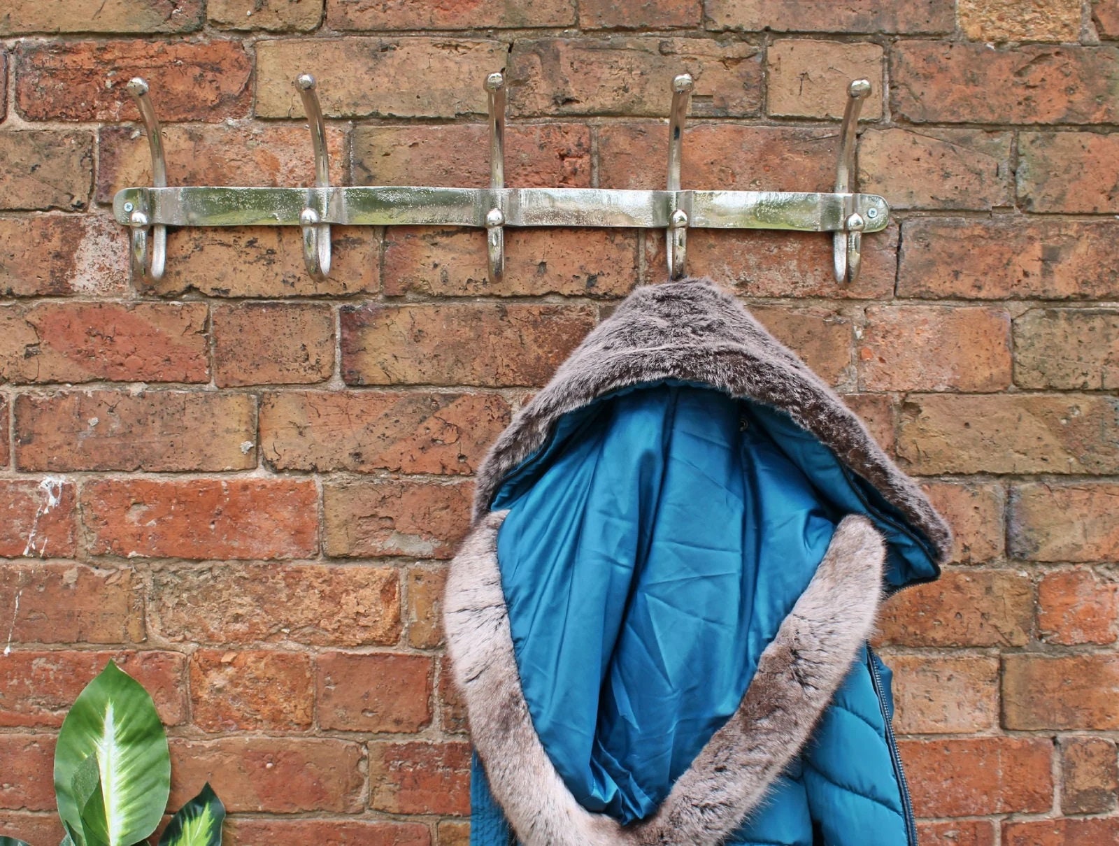 Gancho de pared colgante de percha cinco perchas de metal | Etsy