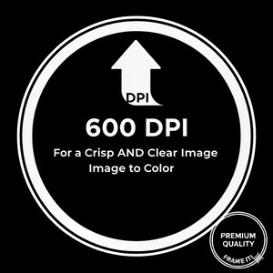 Large Fairie Planet Coloring Poster – Fantasy Art Print, Acrylic Marker Friendly (36x24 image 10