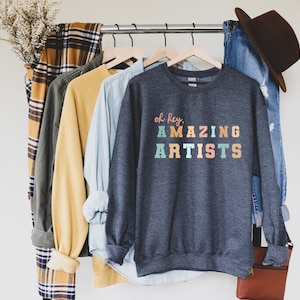 Art Teacher Shirt, Shirt for Art Teacher, Art Teacher Crewneck Sweatshirt, Sweatshirt for Art Teacher, Gift for Art Teacher