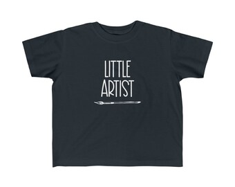 Little Artist Kid's Tee: Hand-Drawn Paintbrush Design