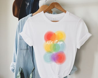 Art Teacher Color Mixing Shirt: Painter Gift