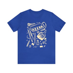 Art Teacher Shirt with Art Supplies, Shirt for Artist with Art Supplies, Art Teacher Shirt, Gift for Art Teacher, Artist Shirt, Teacher Tee