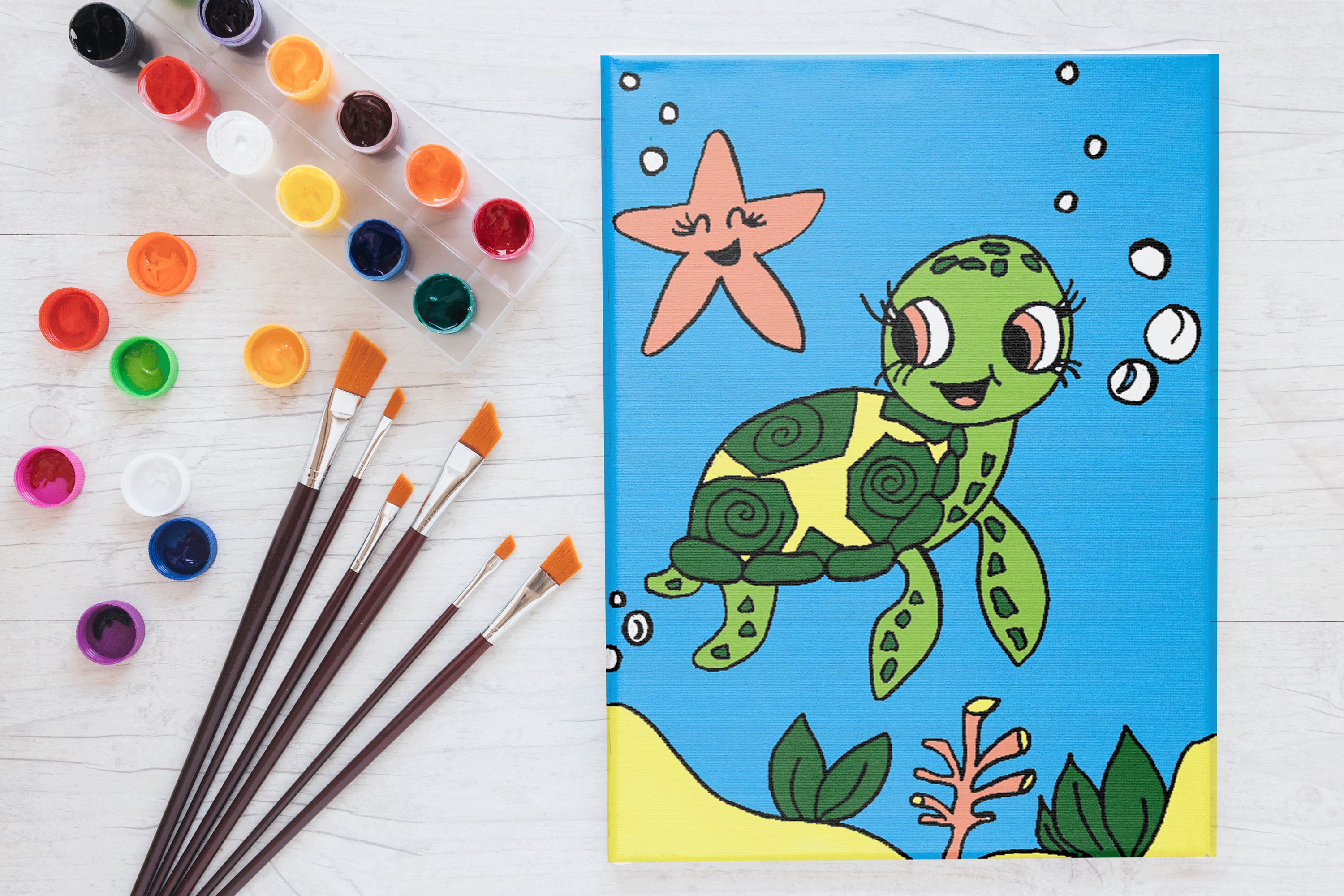 Fun DIY Paint Kits Canvas ONLY Bulk FULL Kit Sip and Etsy