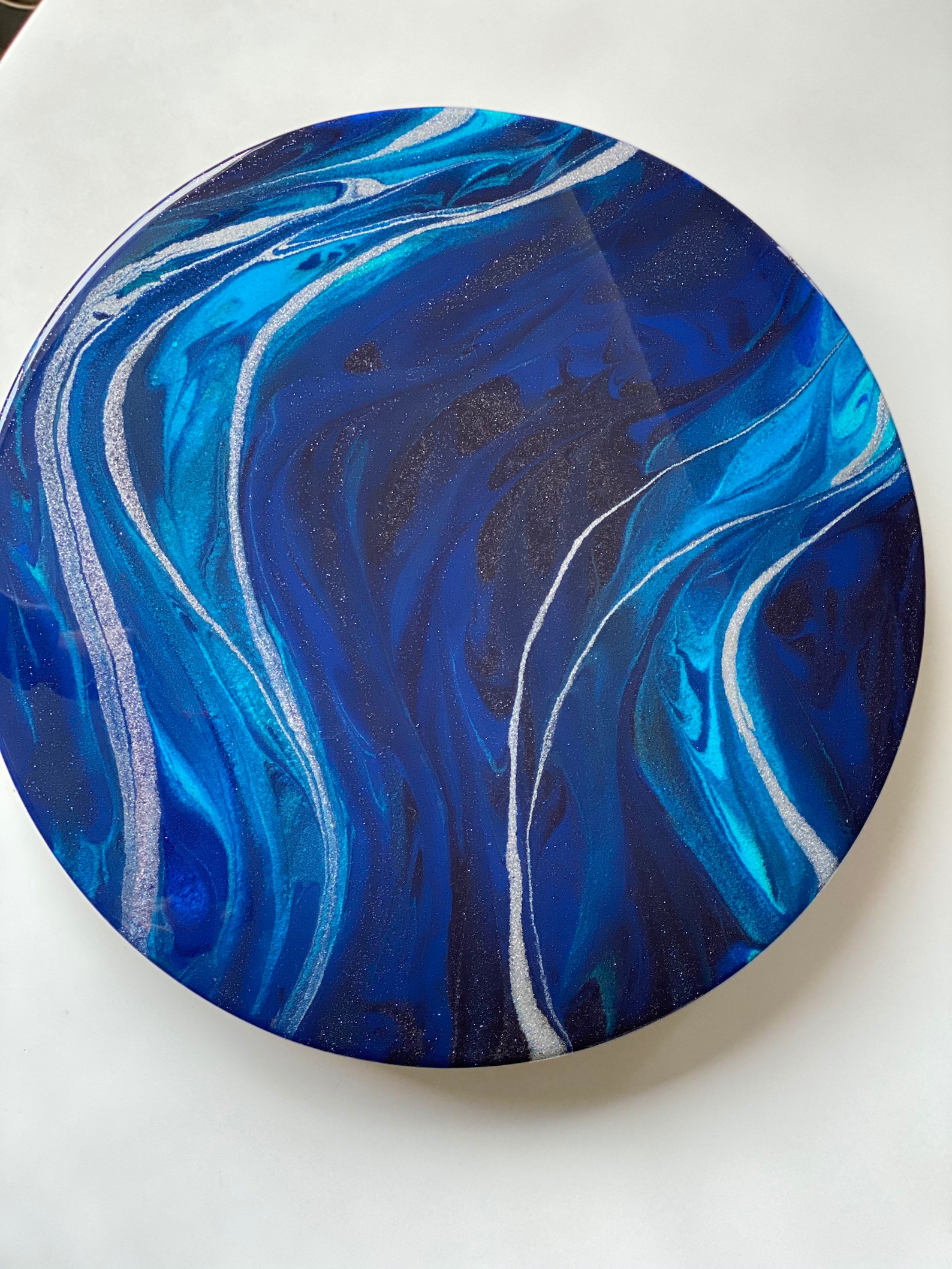 Custom Resin Art Lazy Susan Etsy