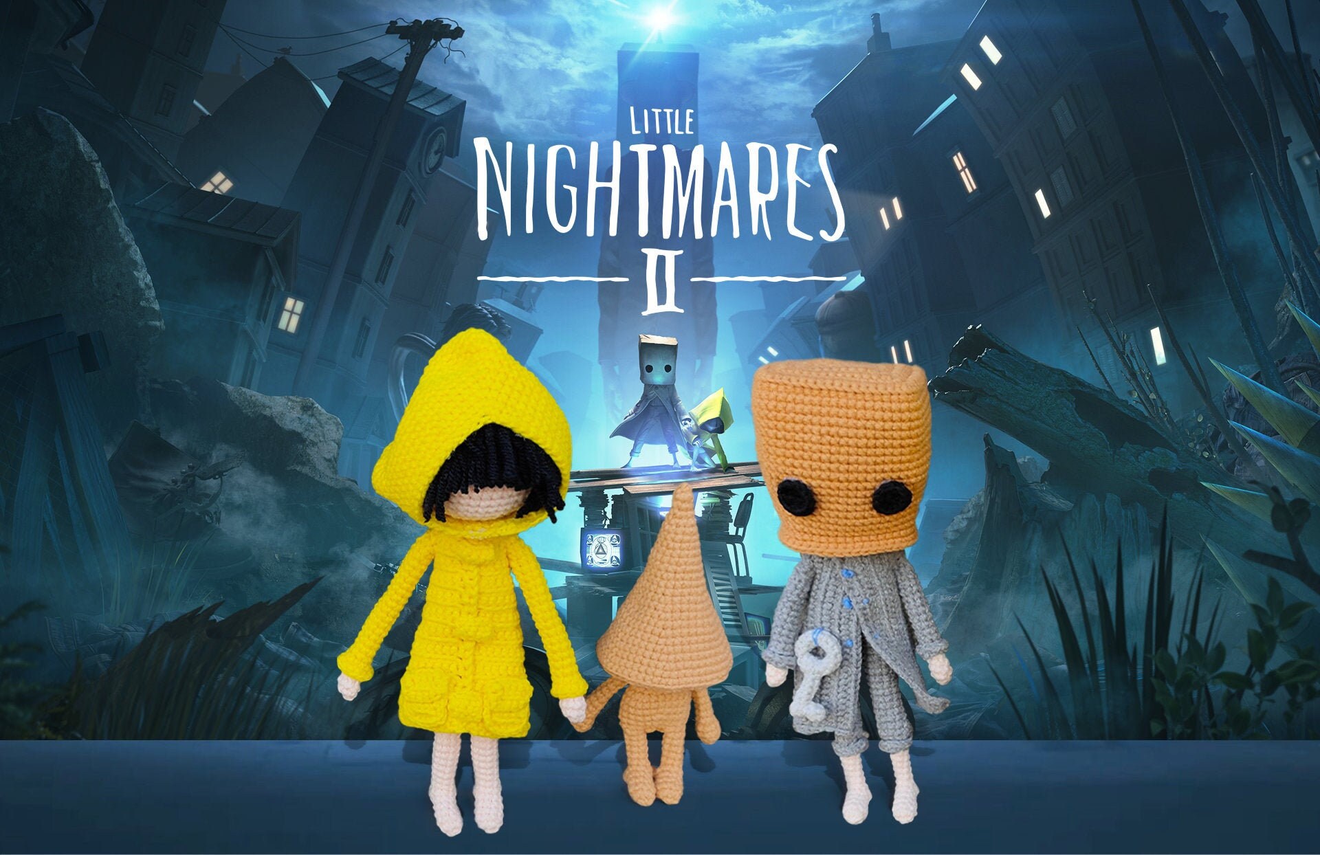 Little Nightmares Inspired Doll Crochet Little Nightmares Etsy