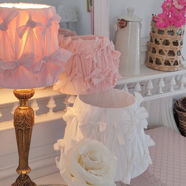 Shabby chic lampshade