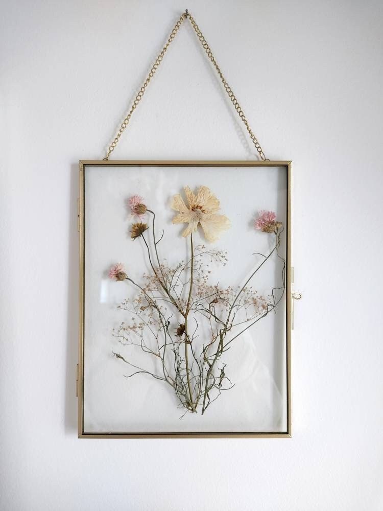 Cadre Fleurs Séchées