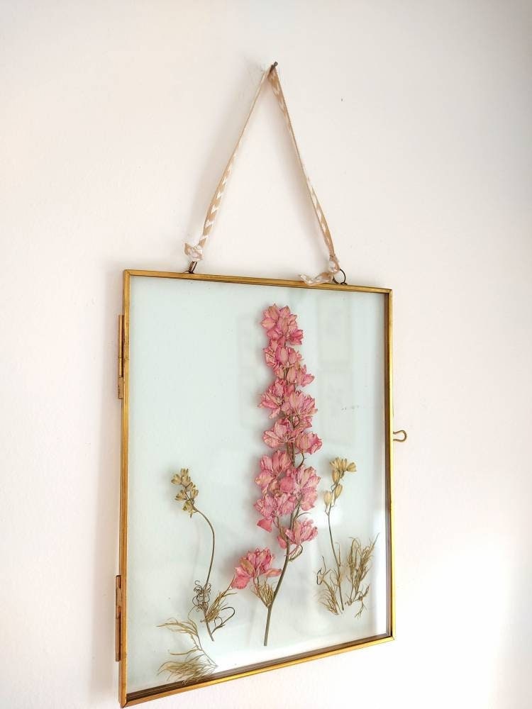 Cadre Fleurs Séchées Ruban