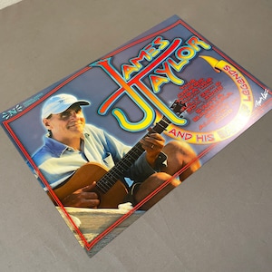 SIGNED CONCERT POSTER, James Taylor at the Greek Theatre, Signed by Randy Tuten, July 29, 2008