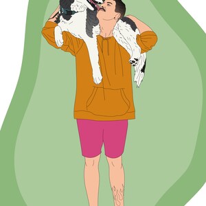 Custom Cartoon Portrait from Photo, Family Illustration (Digital Portrait) image 10
