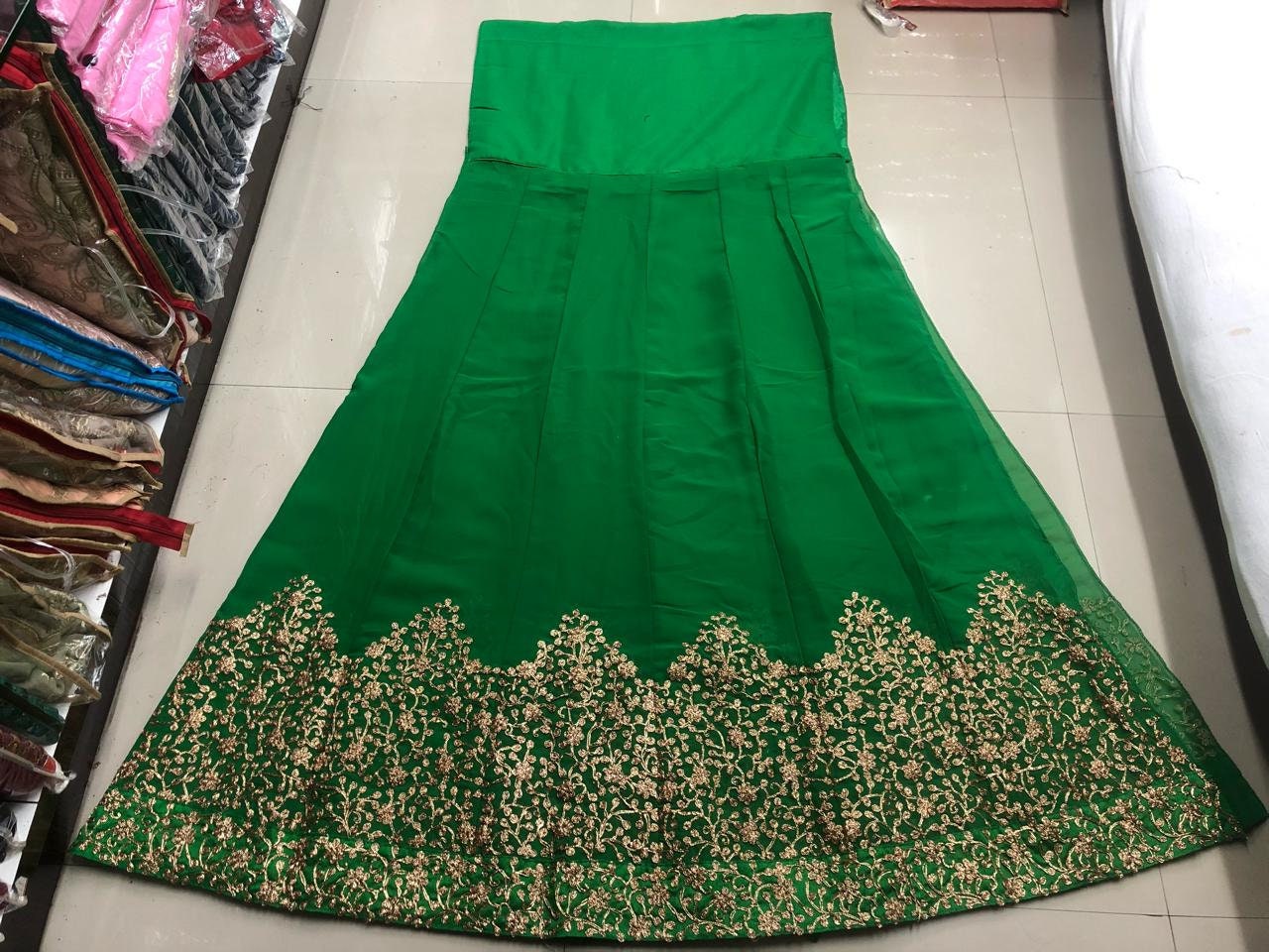 Green Color Anarkali Suit Pakistani Gown Wedding Suit Bridal | Etsy