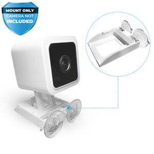 Wyze Cam v2/v3/v4 Suction Mount: 360 Swivel Window Bracket
