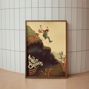 The Avett Brothers Artwork, The Avett Brothers Poster, The Avett Brothers Print, Music Art, The Avett Brothers Music Band, Wall Art