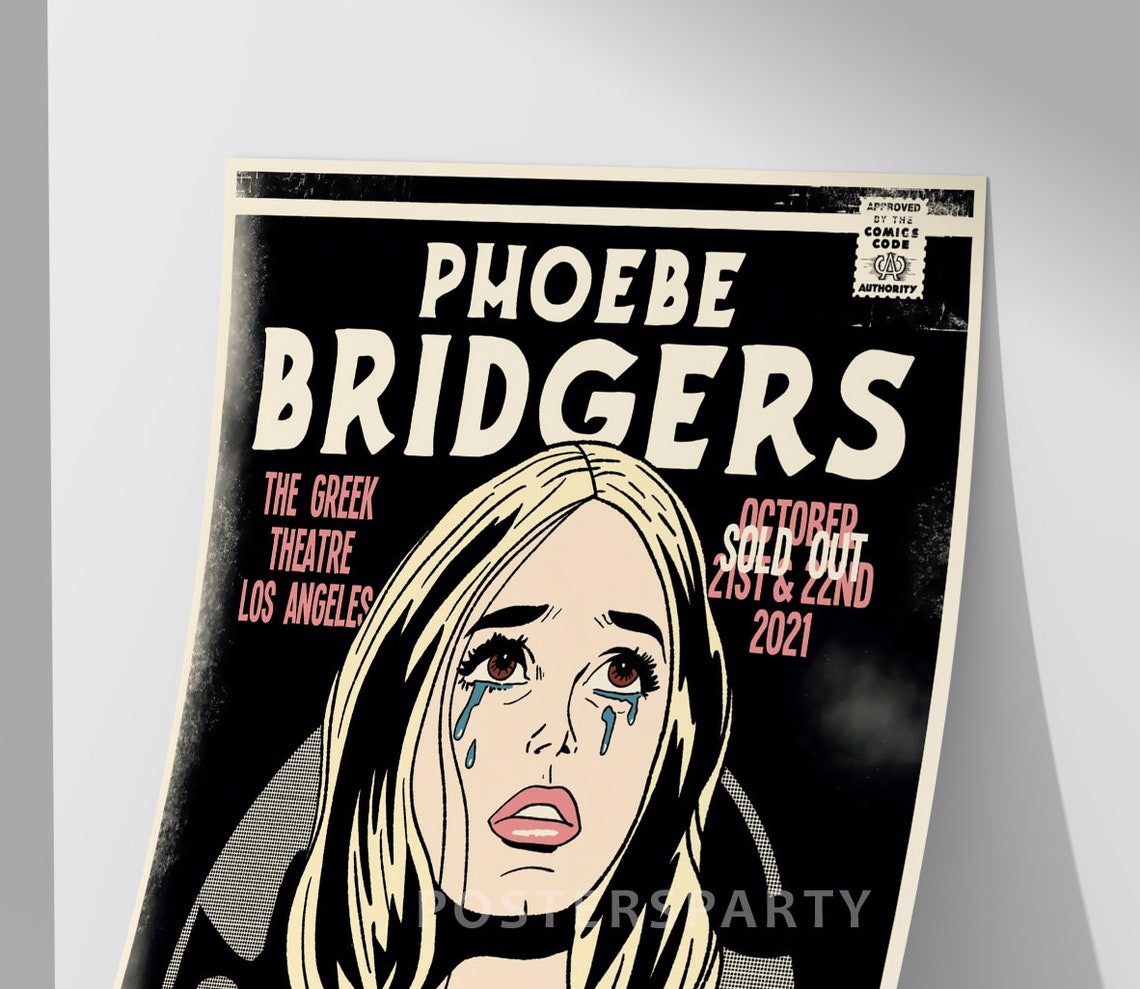 Phoebe Bridgers Poster / Phoebe Bridgers Music Concert 2021 Etsy