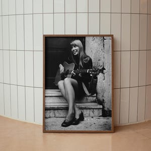 Joni Mitchell Druck, Joni Mitchell Poster, Joni Mitchell Kunstwerk, Joni Mitchell Foto, Joni Mitchell Sängerin, Joni Mitchell Vintage Poster