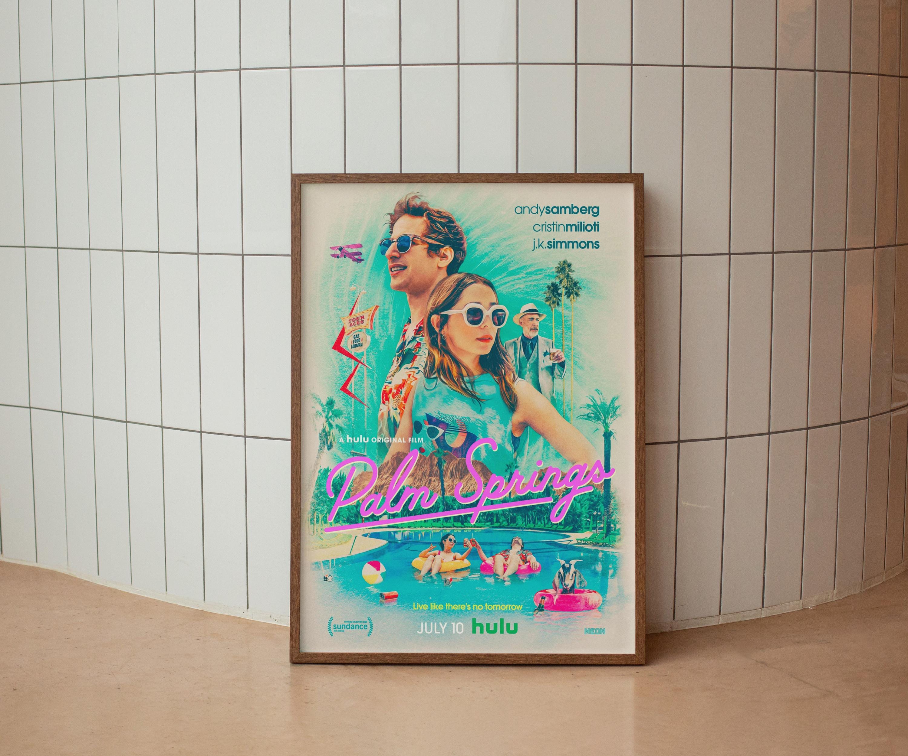 Palm Springs Movie Poster, Andy Samberg, Cristin Milioti, Film Poster, Movie Poster, Sundance Selection home decor