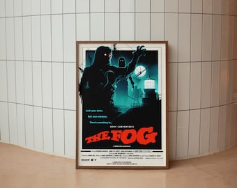The Fog Vintage Poster, Horror movie, The Fog Poster, The Fog Print, The Fog Artwork, Vintage Poster, The Fog Picture, Wall Art, Gift