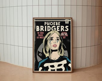 Phoebe Bridgers Poster / Phoebe Bridgers Music Concert 2021 Poster / Phoebe Bridgers Concert Poster / Phoebe Bridgers Print / Music Poster