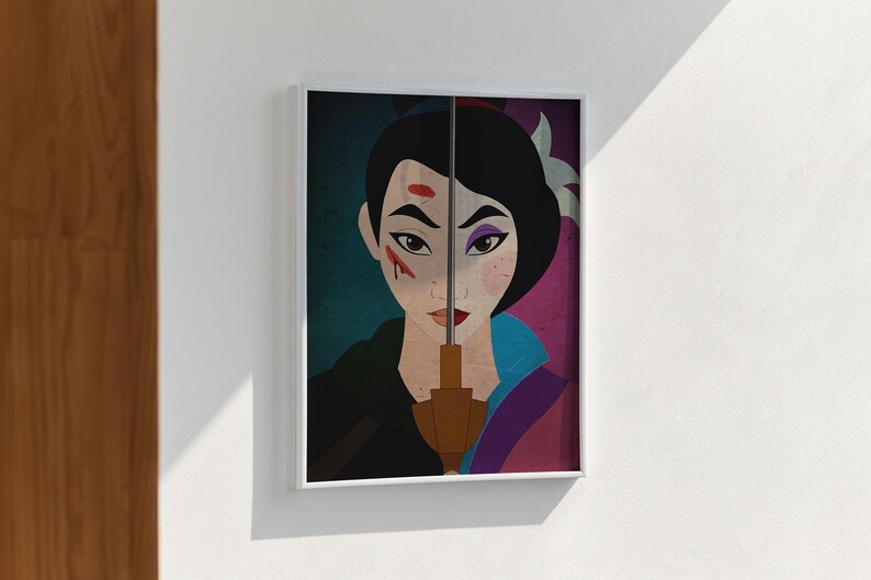 Ideal for collectors of alternative movie art, this print offers a fresh take on a beloved character, reimagining her story through a lens of duality and inner conflict.