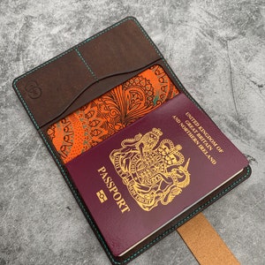 Porto Passaporto Glanzend Custodia Per Passaporto Britannico | Portafoglio Per Porta Passaporto Amazon - Foto 11