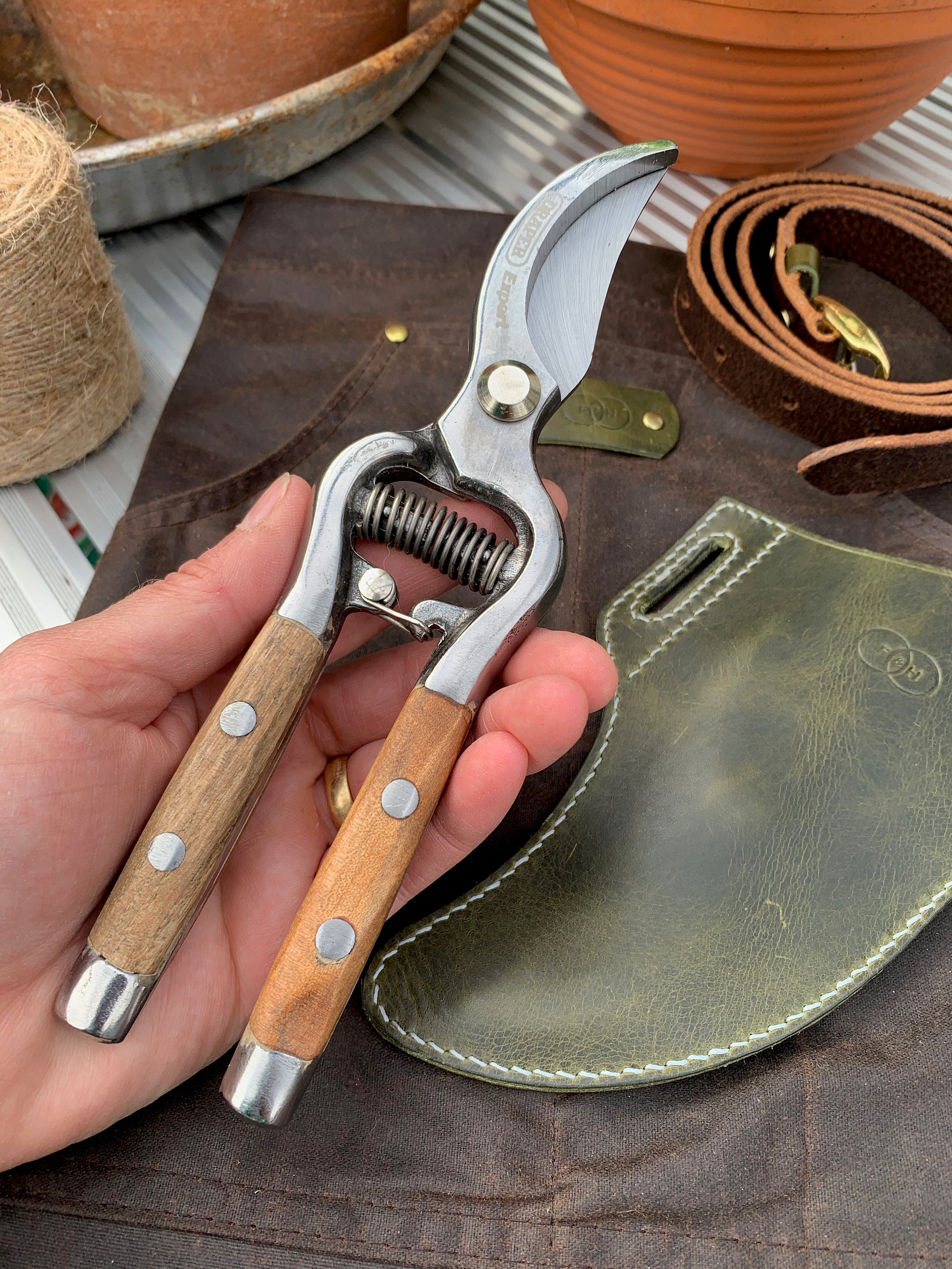 Personalised Gardening Secateur Holster Secateurs & Apron Etsy UK
