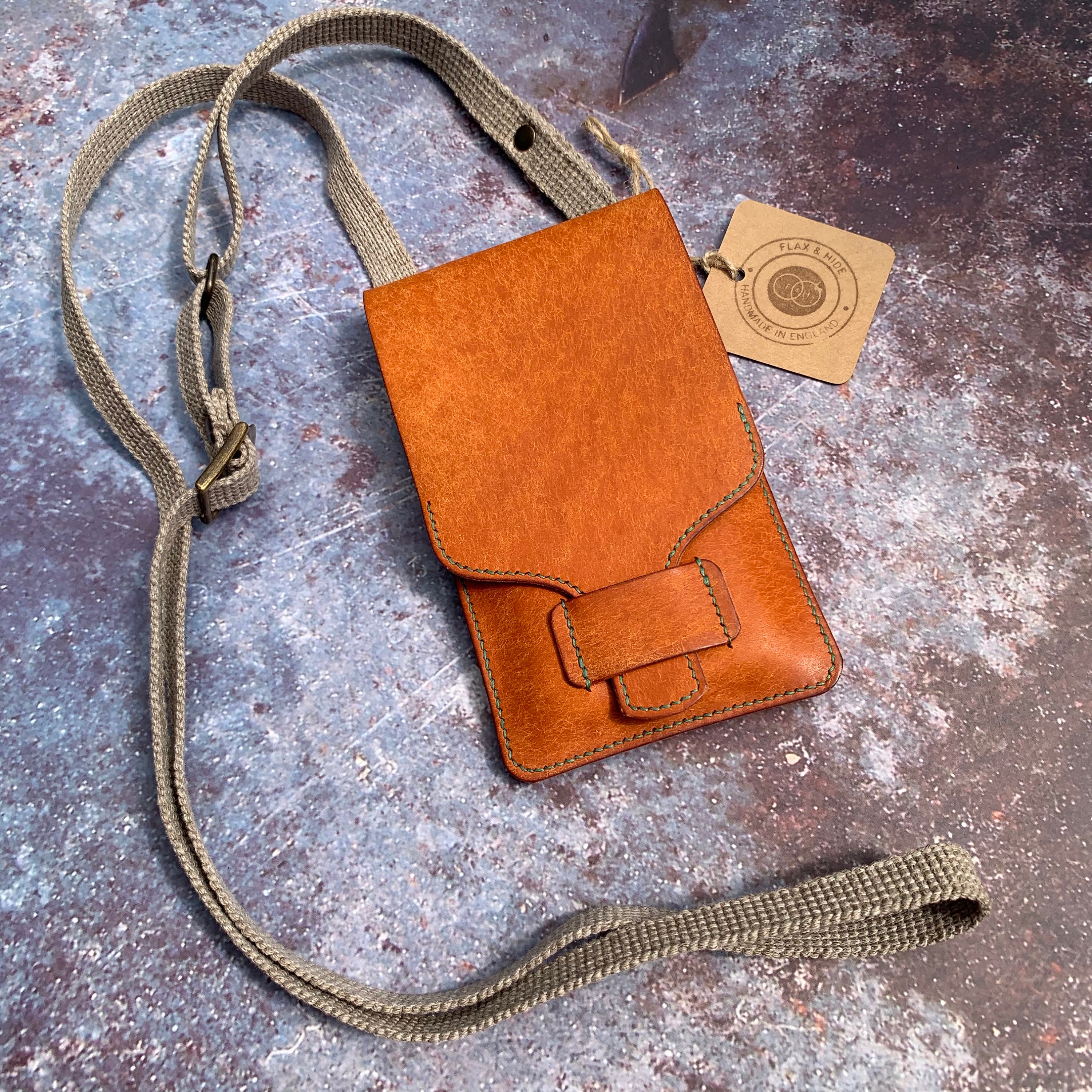Leather Phone Case Choice of Colours Personalised Leather -  Canada