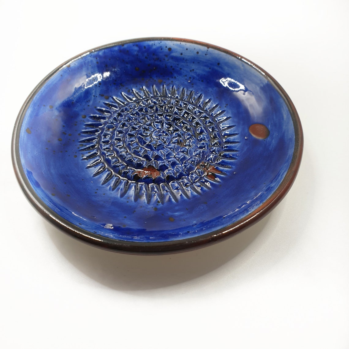 Ceramic grater handmade and handpainted grater plate Gourmet Etsy