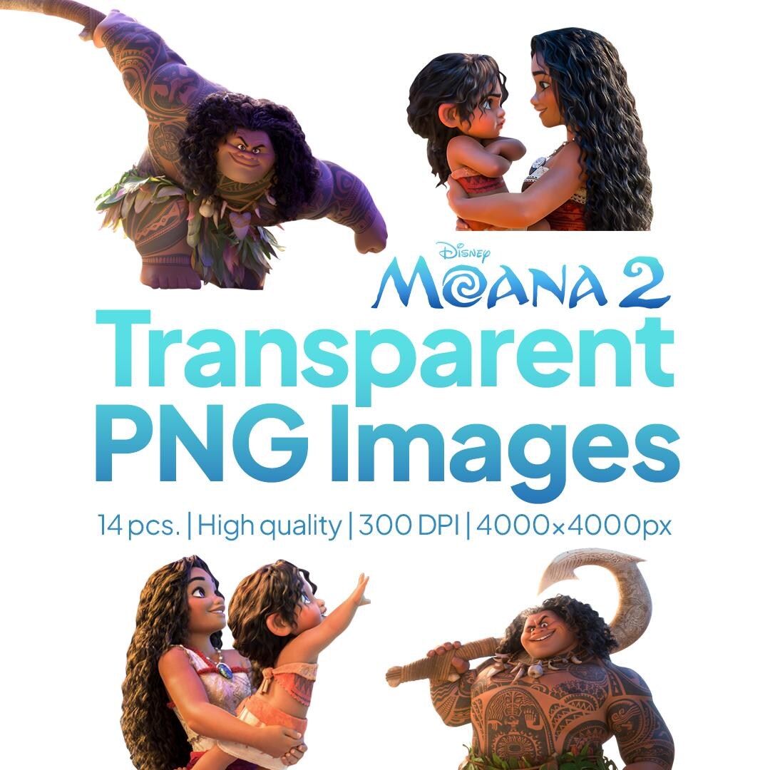 Highquality Moana 2 PNG Transparent Images for Instant Download